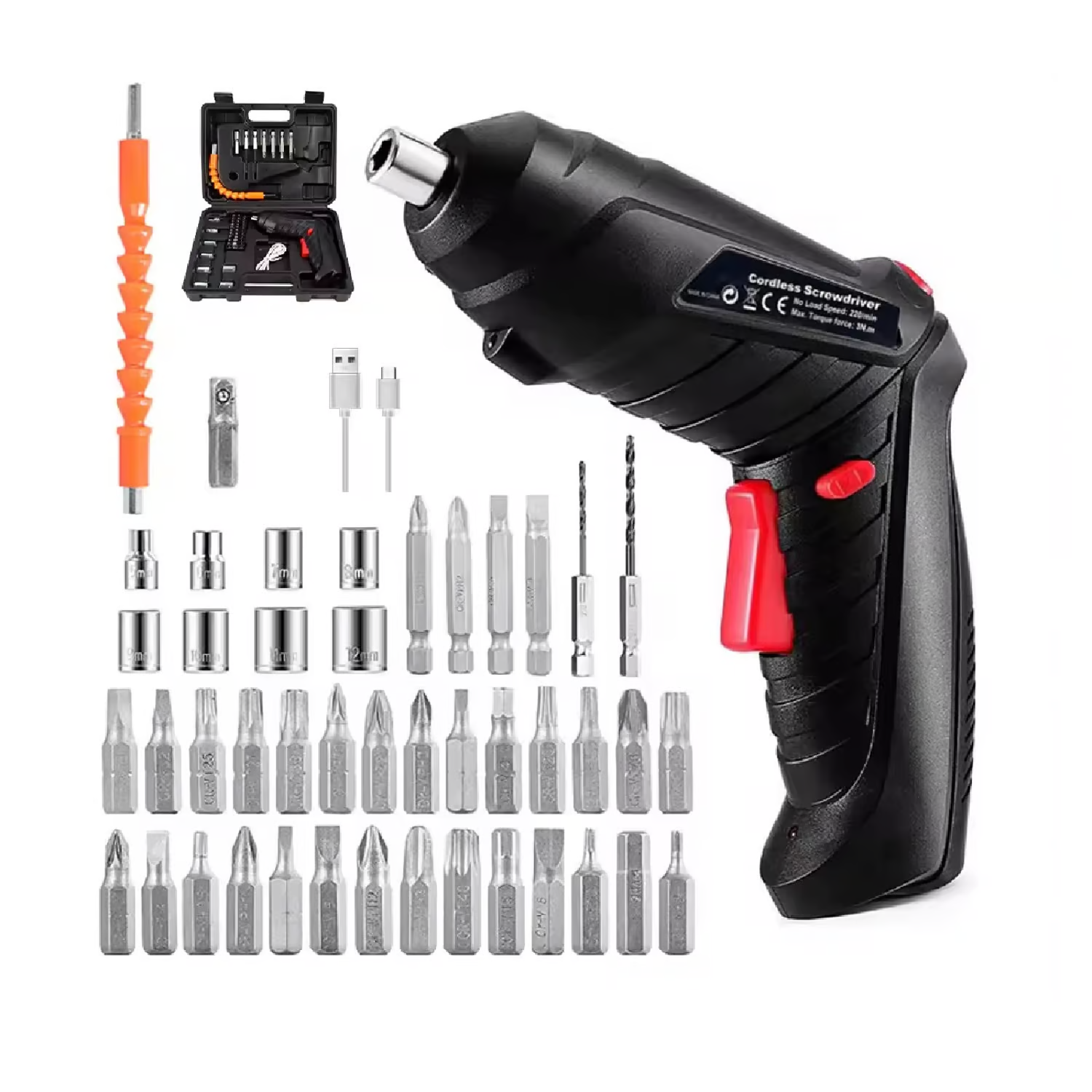 Kit Destornillador Eléctrico Multifuncional
